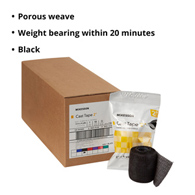 McKesson 115-2A-McKesson Black Cast Tape, 2 Inch x 4 Yard, Cast & Splint Bandages & Tapes (BX)