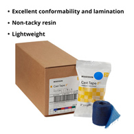 McKesson 115-2B-McKesson Blue Cast Tape, 2 Inch x 4 Yard, Cast & Splint Bandages & Tapes (BX)