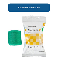 McKesson 115-2G-McKesson Green Cast Tape, 2 Inch x 4 Yard, Cast & Splint Bandages & Tapes (BX)