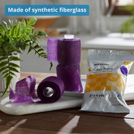McKesson 115-2U-McKesson Purple Cast Tape, 2 Inch x 4 Yard, Cast & Splint Bandages & Tapes (BX)