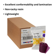 McKesson 115-2U-McKesson Purple Cast Tape, 2 Inch x 4 Yard, Cast & Splint Bandages & Tapes (BX)
