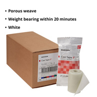 McKesson 115-3-McKesson White Cast Tape, 3 Inch x 4 Yard, Cast & Splint Bandages & Tapes (BX)