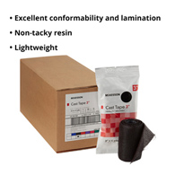 McKesson 115-3A-McKesson Black Cast Tape, 3 Inch x 4 Yard, Cast & Splint Bandages & Tapes (BX)