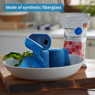 McKesson 115-3B-McKesson Blue Cast Tape, 3 Inch x 4 Yard, Cast & Splint Bandages & Tapes (BX)