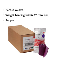McKesson 115-3U-McKesson Purple Cast Tape, 3 Inch x 4 Yard, Cast & Splint Bandages & Tapes (BX)