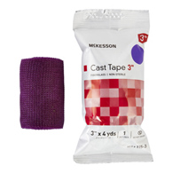 McKesson 115-3U-McKesson Purple Cast Tape, 3 Inch x 4 Yard, Cast & Splint Bandages & Tapes (BX)
