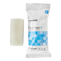McKesson 115-4-McKesson White Cast Tape, 4 Inch x 4 Yard, Cast & Splint Bandages & Tapes (BX)