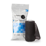 McKesson 115-4A-McKesson Black Cast Tape, 4 Inch x 4 Yard, Cast & Splint Bandages & Tapes (BX)