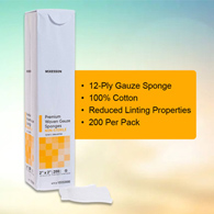 McKesson 12222000 Gauze Sponge, 2 x 2 in (CS/8000)