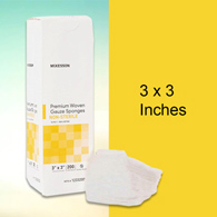 McKesson 12332000 Gauze Sponge, 3 x 3 in (CS/4000)
