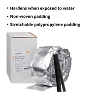 McKesson 1302 White Casting Roll Form Splints, 2 in x 15 ft, Cast & Splint Bandages & Tapes (RL/1)