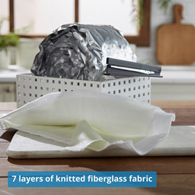 McKesson 1304 White Casting Roll Form Splints, 4 in x 5 yd, Cast & Splint Bandages & Tapes (RL/1)