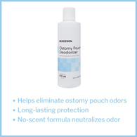 McKesson 137-5720-McKesson Ostomy Appliance Deodorant, 8 oz. Squeeze Bottle, Ostomy Accessories (CS)