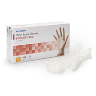 McKesson 14-112 Vinyl Exam Glove, Extra Small (CS/10)
