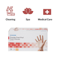 McKesson 14-132 Vinyl Exam Glove, Extra Small (BX/150)