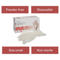 McKesson 14-134 Vinyl Exam Glove, Small (BX/150)