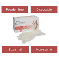 McKesson 14-134 Vinyl Exam Glove, Small (CS/1500)