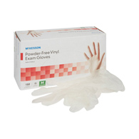 McKesson 14-136 Vinyl Exam Glove, Medium (BX/150)