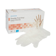 McKesson 14-138 Vinyl Exam Glove, Large (BX/150)