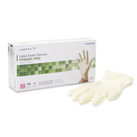 McKesson Confiderm McKesson 14-1381 Confiderm Latex Exam Glove, Small, Ivory, Medical Gloves (BX/100)