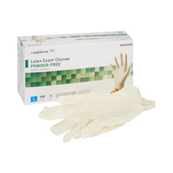 McKesson Confiderm McKesson 14-1383 Confiderm Latex Exam Glove, Large, Ivory, Medical Gloves (CS/1000)