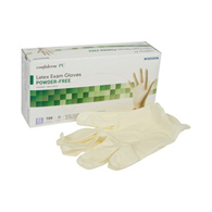 McKesson Confiderm McKesson 14-1384 Confiderm Latex Exam Glove, Extra Large, Ivory, Medical Gloves (CS/1000)