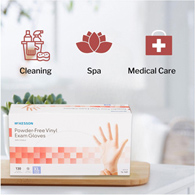 McKesson 14-140 Vinyl Exam Glove, Extra Large (CS/1300)