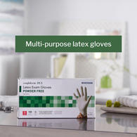 McKesson 14-314 Medi-Pak Powder Free Latex Exam Glove-SMALL 100/BX