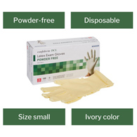 McKesson 14-314 Medi-Pak Powder Free Latex Exam Glove-SMALL 100/BX
