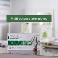 McKesson Confiderm McKesson 14-314 Confiderm Latex Exam Glove, Small, Ivory (CS/1000)