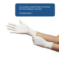 McKesson 14-424 Confiderm Latex Exam Glove-100/Box