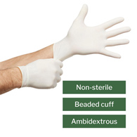 McKesson 14-426 Confiderm Latex Exam Glove-100/Box