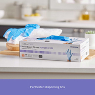 McKesson 14-652C Confiderm Latex Free Exam Glove-Extra Small-100/Box