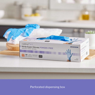 McKesson 14-652C Confiderm Latex Free Exam Glove-Extra Small-1000/Case