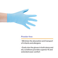 McKesson 14-652C Confiderm Latex Free Exam Glove-Extra Small-1000/Case