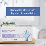 McKesson 14-654C Confiderm Latex Free Exam Glove-Small-100/Box