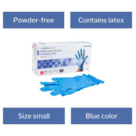McKesson 14-654C Confiderm Latex Free Exam Glove-Small-1000/Case