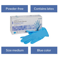 McKesson 14-658C Confiderm Latex Free Exam Glove-Large-100/Box