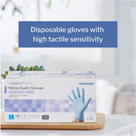 McKesson 14-658C Confiderm Latex Free Exam Glove-Large-100/Box