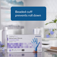 McKesson 14-660C Confiderm Latex Free Exam Glove-1000/Case