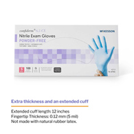 McKesson 14-674C Confiderm Latex Free Exam Glove-1000/Case