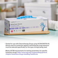 McKesson 14-674C Confiderm Latex Free Exam Glove-1000/Case