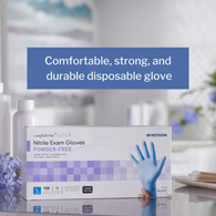 McKesson 14-678C Confiderm Latex Free Exam Glove-1000/Case