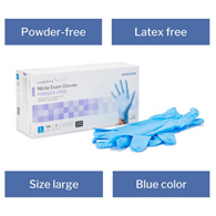 McKesson 14-678C Confiderm Latex Free Exam Glove-1000/Case
