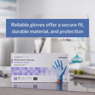 McKesson 14-680C Confiderm Latex Free Exam Glove-100/Box