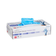 McKesson Confiderm 3.8 McKesson 14-684 Confiderm 3.8 Nitrile Exam Glove, Small, Blue, Medical Gloves (BX/100)