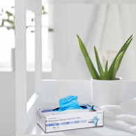 McKesson Confiderm 3.8 McKesson 14-688 Confiderm 3.8 Nitrile Exam Glove, Large, Blue, Medical Gloves (CS/1000)