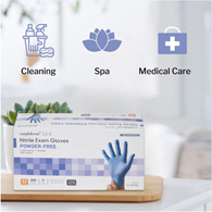 McKesson 14-6972C TACTILE TOUCH Powder Free Nitrile Exam Glove-200/Box