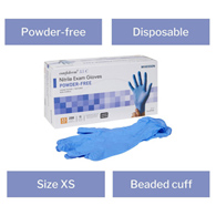 McKesson 14-6972C TACTILE TOUCH Powder Free Nitrile Exam Glove-200/Box