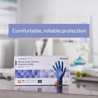 McKesson 14-6972C TACTILE TOUCH Powder Free Nitrile Exam Glove-2000/CS